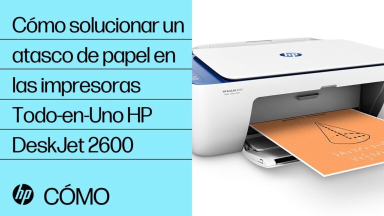 Cómo solucionar atasco de papel en impresora hp