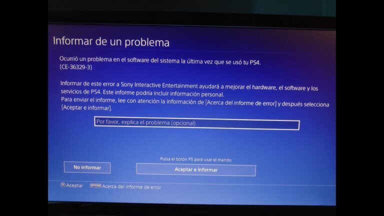 Cómo solucionar problema software ps4
