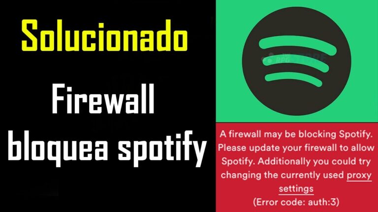 Cómo solucionar problema proxy spotify