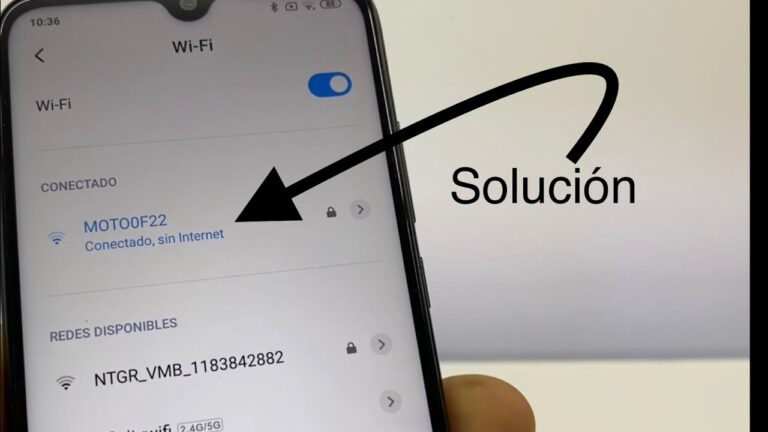 Cómo solucionar conectado sin internet